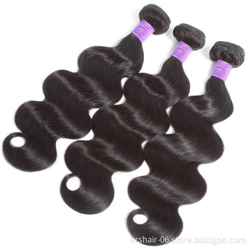 Body wave brazilian hair bundles with closure 10A grade remy human hair lace front 13*4 hair closure